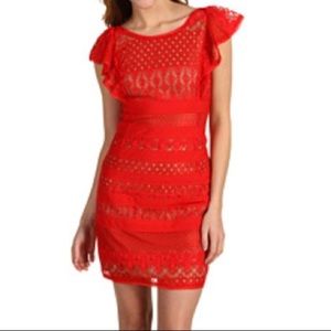Red Berry BCBGmaxazria Renata dress sz 6